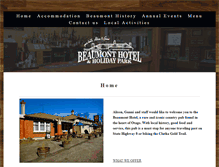 Tablet Screenshot of beaumonthotel.co.nz